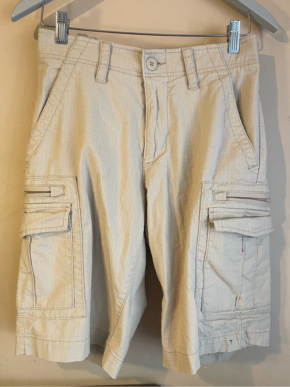 Urban Pipeline Tan Ripstop UltraFlex Cargo Shorts Size 30